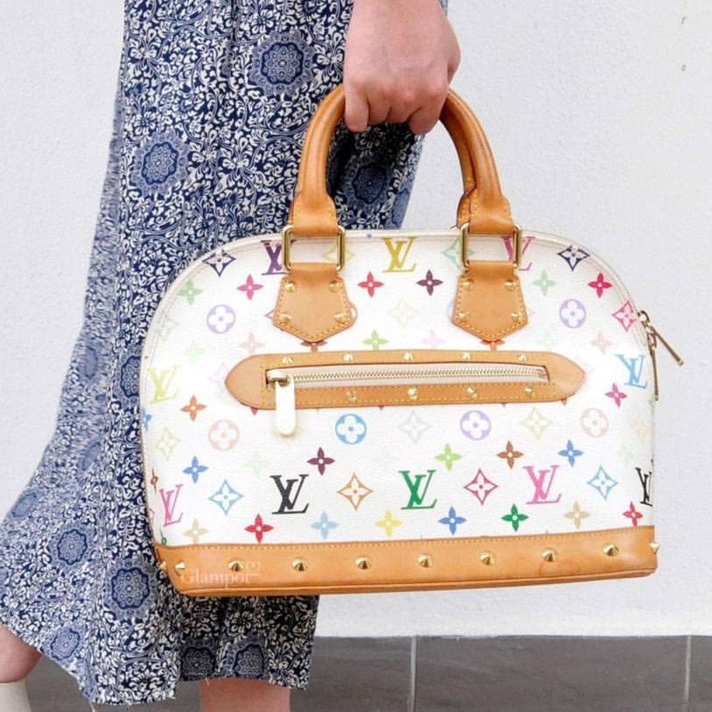 💎✨STUNNING✨💎 LOUIS VUITTON ALMA PM Multicolor White